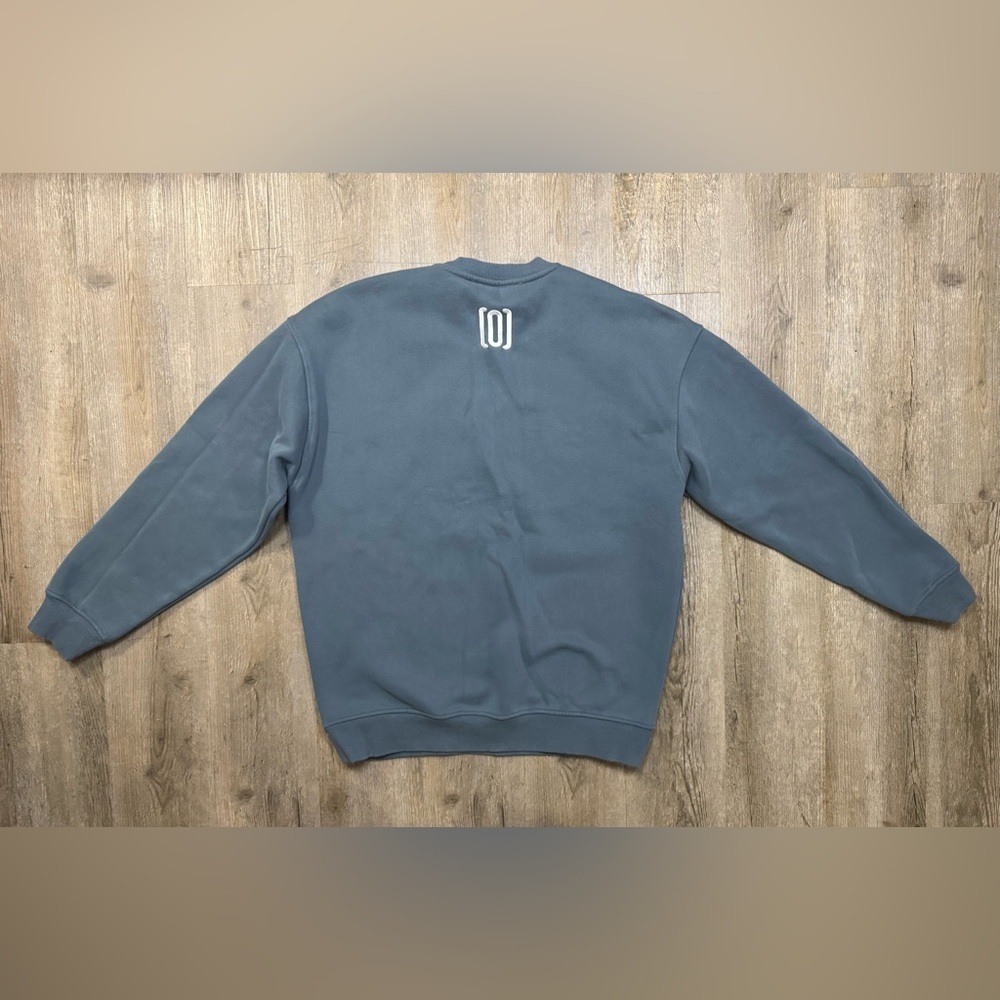 OFFICIALLY NOW LOVING YOURSELF
Light Blue Embroidered Sweatshirt - Picture 3 of 6